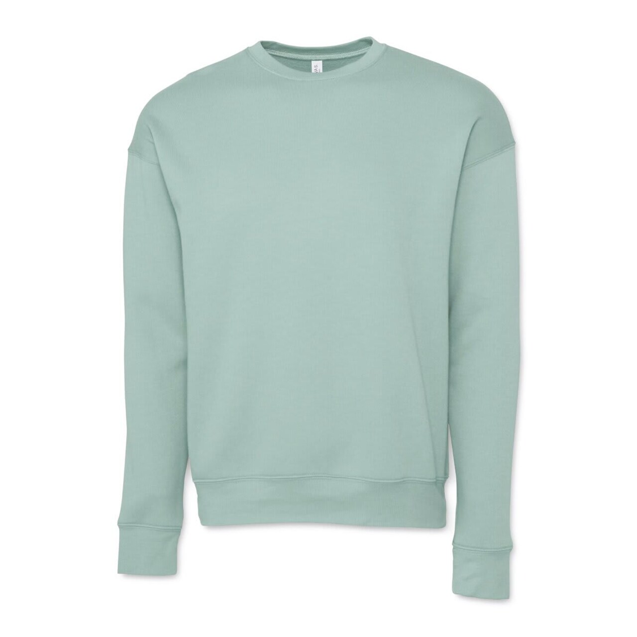 Bella + Canvas Unisex Sponge Fleece Drop Shoulder Sweatshirt - Dusty Blue, Large